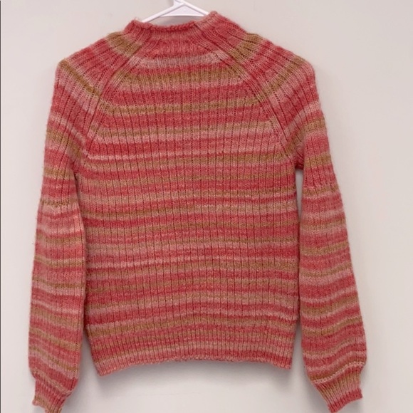 Anthro  t.la Drea Space Dyed Mock Neck Sweater - Picture 10 of 13